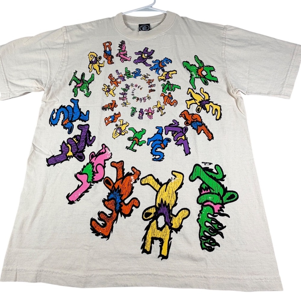 Hellstar Grateful Dead Path to Paradise Dancing Bears T-Shirt Mens Small